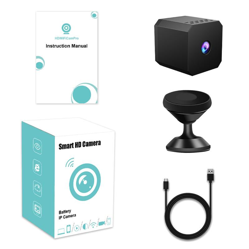 Discover the Ultimate Mini Spy Camera: 4K HD WiFi Hidden Camera with Night Vision for Unmatched Home Security – Compact, Wireless, and Equipped with Motion Detection!